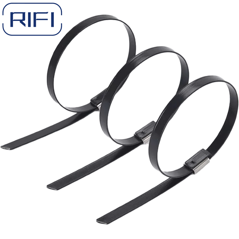 Collier de serrage à bille en acier inoxydable 316 revêtu d'époxy