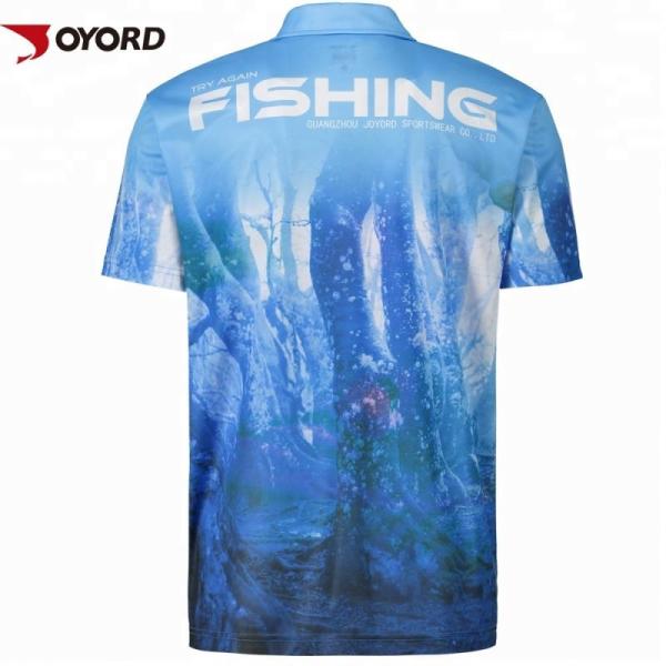 UV Protection  Custom Fishing Team Shirts Quick Dry Short Sleeves Anti Bacterial
