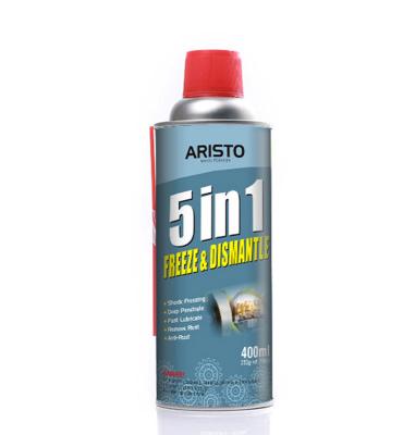 O gelo desmonta o gelo de choque do lubrificante 400ml Aristo das indústrias