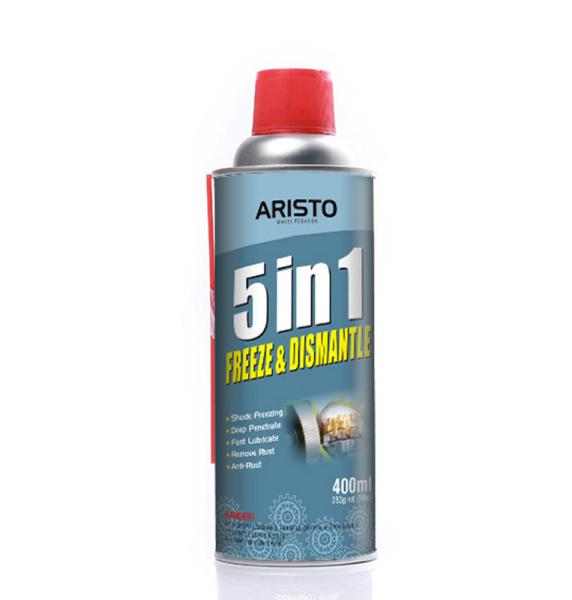O gelo desmonta o gelo de choque do lubrificante 400ml Aristo das indústrias