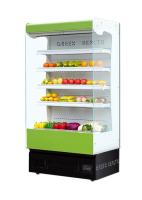 Estante de vidrio Mini Chiller Refrigerador Tienda Alimentos diarios Refrigerador de pantalla vertical