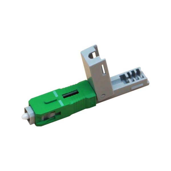 Pre - Embedded Type Optic Fiber Quick Connector Main Body Length 53mm / Sc Apc Fast Connector