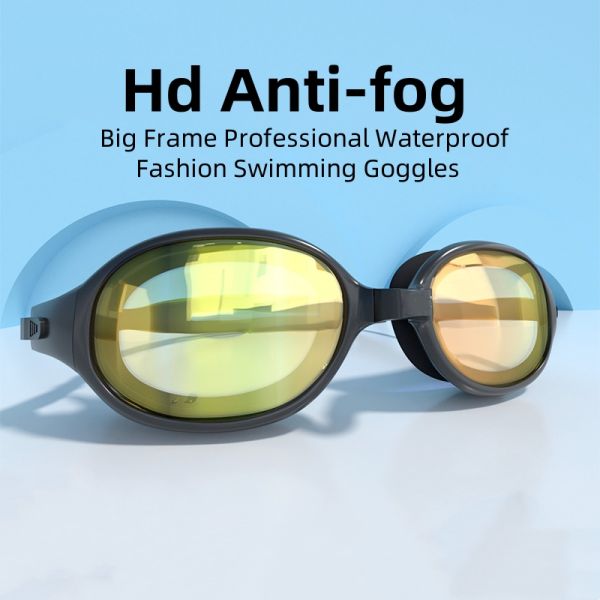 High Definition Anti Fog Water Goggles UV Proof And Wide View For Adults