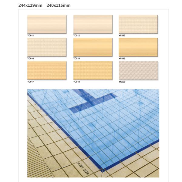 30х30 см Противоскользящие керамические плитки для бассейна