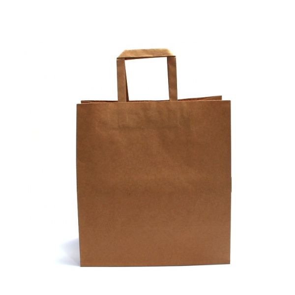 Биодеградабле бумажный мешок Крафт с выбивать ручек/штемпелевать/лакируя печатан