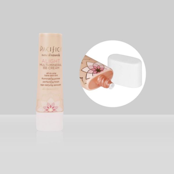 Liquid Foundation Custom Cosmetic Tubes D30mm 30-60ml With Super Flat Cover Plastic Oval Tube