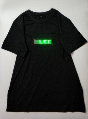 wholesale  werable wireless custom flash Programmable led t shirt moving sign led advertising display