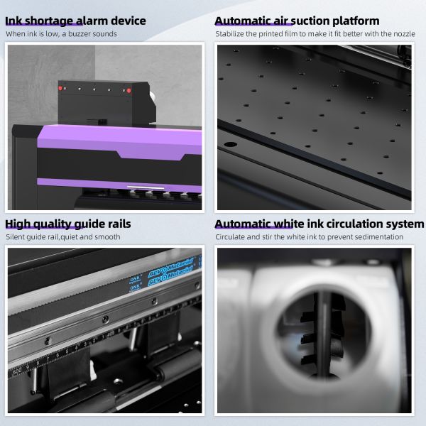 Full-Automatic DTF Printer with 720*2400 dpi Printing Accuracy and Win7/win10/win11 Operating System for High-Quality PET Printing