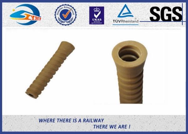 SDU35 HDPE Dowel Plastic And Rubber Part Used In W14 Rail Fastening System