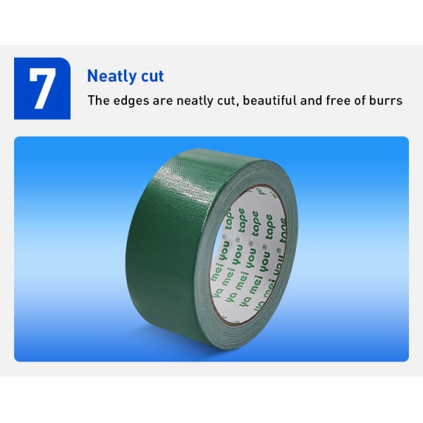 Multi Purpose Single Sided Black Duct Tape Seat Cushion Repair Windproof Tape
