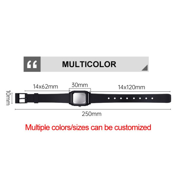 Wristband силиконовой резины кожи дружелюбный, ремешок 24mm силикона