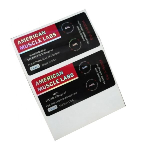 Водоустойчивые глянцевые этикетки для флаконов с голограммой 10 мл