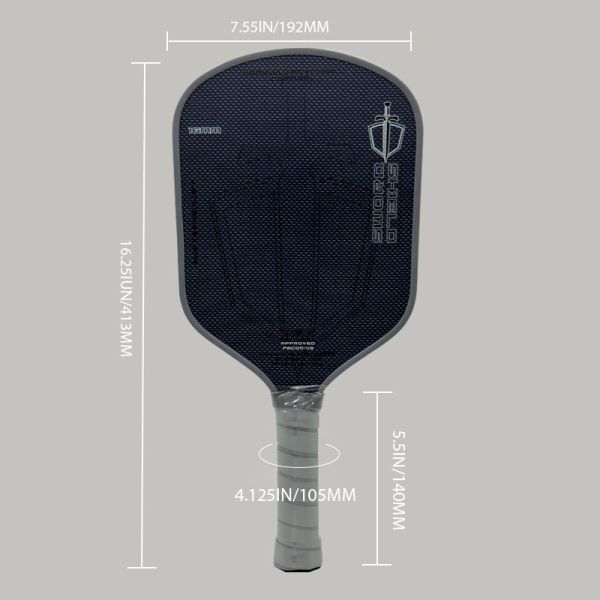 New J2NFT Pikckleball Paddle Blue Titanium Wire Surface GEN5 Foam Core High Elasticity Pickleball Paddle Strong Rotation Control