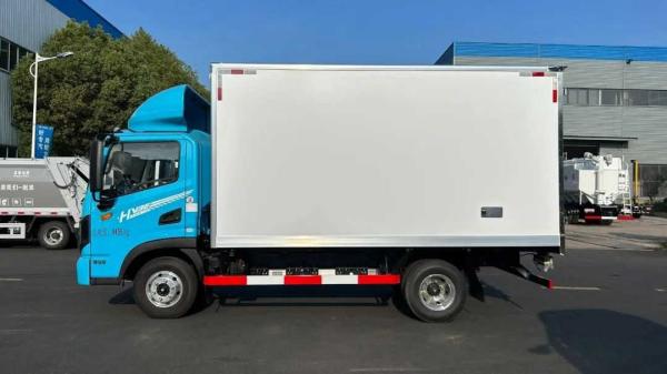 Pure Electric Mini Cargo Van Refrigerated Truck For Food Transportation