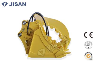 Stone Excavator Grapple Bucket Fixed Type Hydraulic Power High Strength Steel Grab