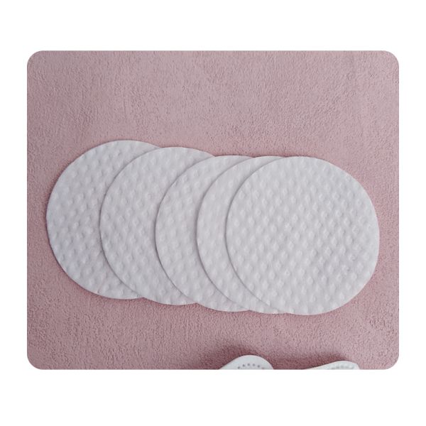 OEM Cosmetic Cotton Round Pads Facial Cotton Pads Facial Pure Makeup Cotton Pad Embossing for Face Makeup and Clean
