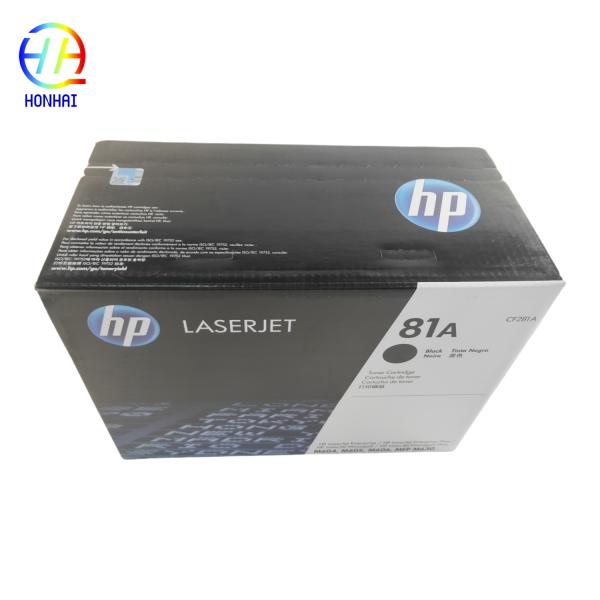 Cartouche de toner d'imprimante neuve d'origine pour HP LaserJet Enterprise M604 M605 M606 MFP M630 Série CF281A 81A