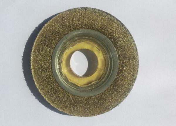 125MM OD Stainless Steel Circular Encapsulated Wire Brush in Heavy Duty Cleaning