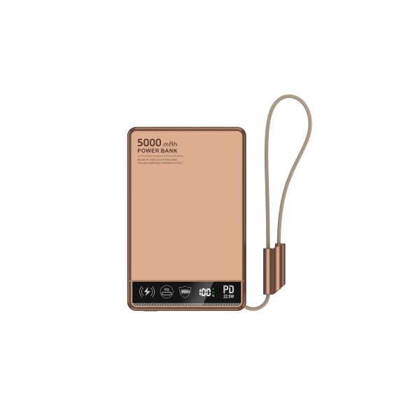 Ultra Thin Wireless Charging Power Bank Fast Charging OEM/ODM 5000mAh