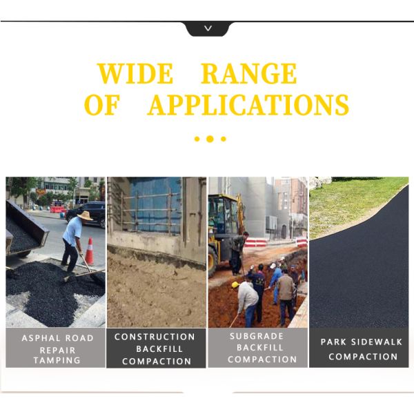 Versatile Ground Compaction Diesel Engine Vibrating Plate Compactors for Construction