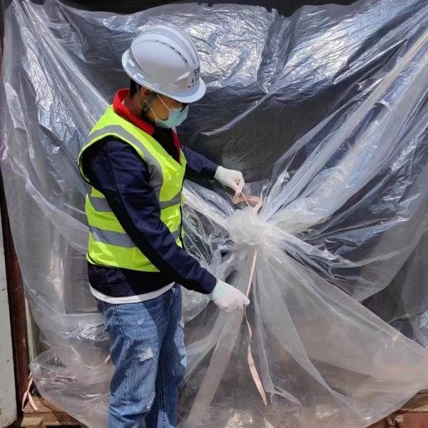 PE Film Dry Bulk Container Liner For Chemical And Food Industry Liner Bag Container