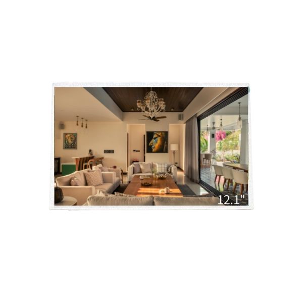1280x800 Resolution TFT LCD Display 500nits LVDS LCD Screen 12.1Inch