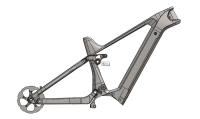 29er Full Suspension E-bike Cadre 205X65mm 29 pouces Taille pour les vélos MTB