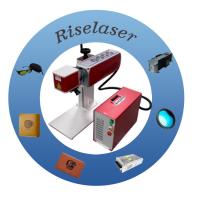 Máquina de marcação a laser de fibra personalizada 20w 30w 50w 70w com caracteres mínimos 0,15mm