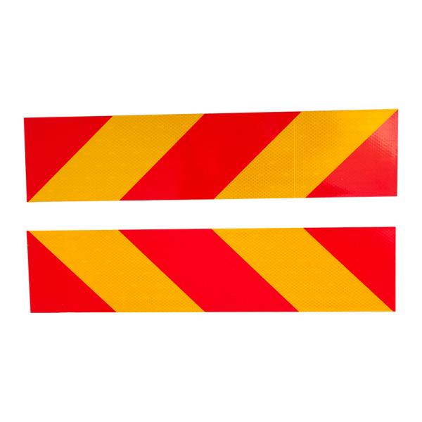 Reflective Rear Marking Aluminum Plate Board with Warning Sticker for Heavy Vehicles