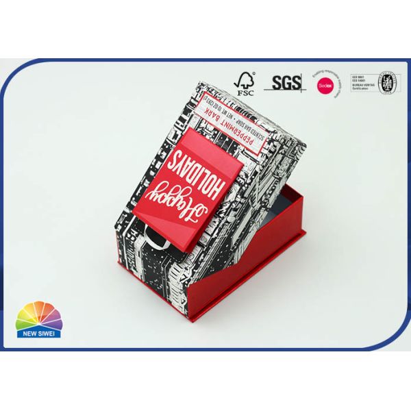 Коробка сальто картона бумажной коробки пакета серьги ювелирных изделий подгонянная