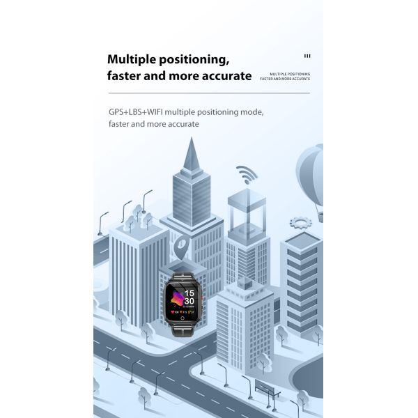 звонок IPS TFT умного браслета тарифа сердца 800mAh 624MHz модемный видео-