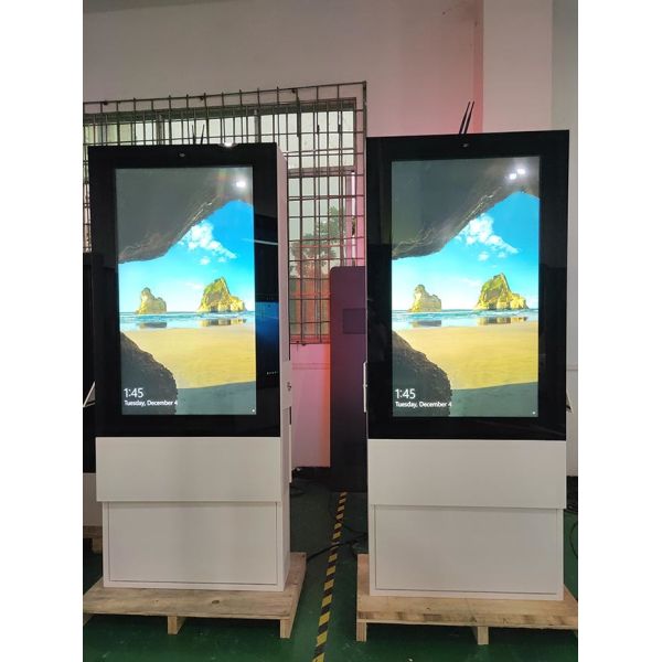 55-inch floor-standing commercial waterproof lcd signs outdoor pricing