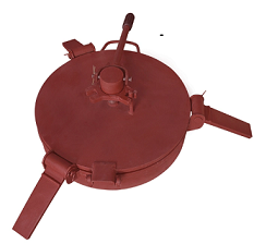 High Flow Rate Powder Tank Truck Manhole Cover DN470 with Carbon Steel Material and 0.3MPa Nominal Pressure