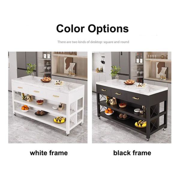 Wholesale Kitchen Restaurant Dining Side Table Storage Cabinet Backup Dining Table