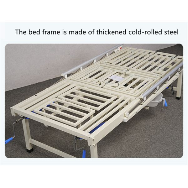 2000*900mm Urinal Closed Hospital Patient Bed Back Starting Leg Lift