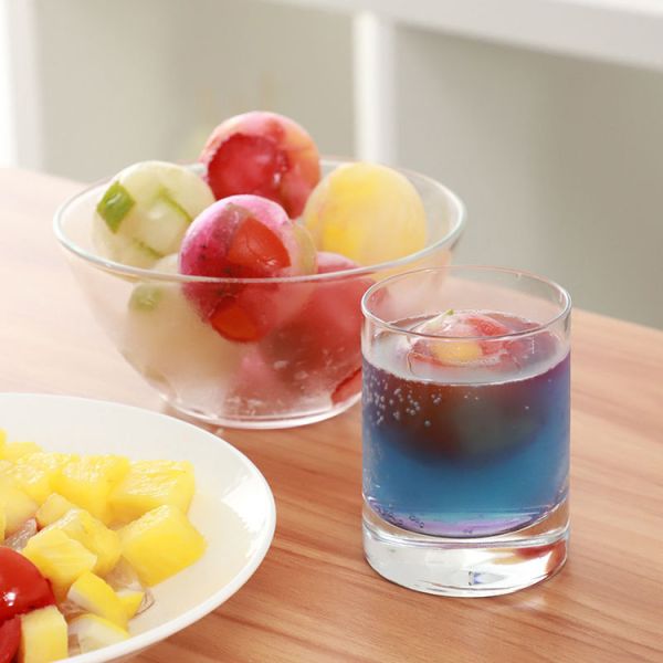 Food Grade Silicone Ice Mold 4 Cavity Diameter 5cm For Whiskey