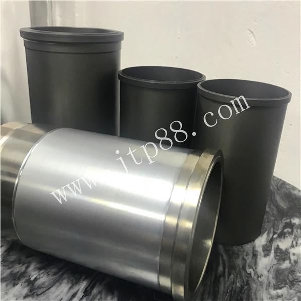 Black Color Engine Cylinder Liner For Truck Car Parts OEM 6137-21-2210