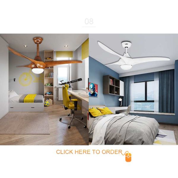 Прохладная функция Китайские складывающиеся потолочные вентиляторы с светодиодным светом 3000-6000K цветовая температура