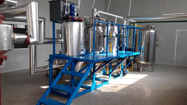 First-level  Refining Stainless steel 1TPD scale edible oil refinery machine