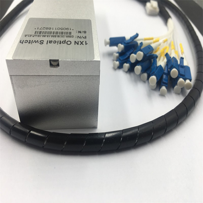 Пылезащитный защитный 1x16 оптически переключатель 850nm 1310nm 1550Nm