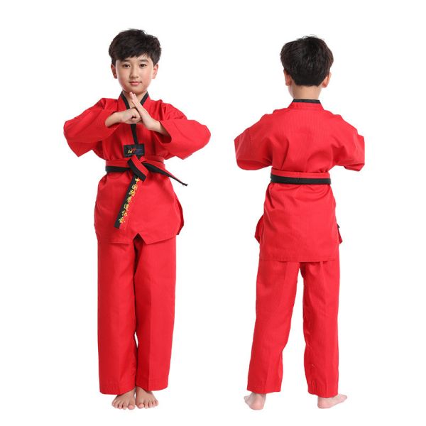 2024 custom Taekwondo Poomsae Uniform FemaleTaekwondo Poomsae Dobok for kids