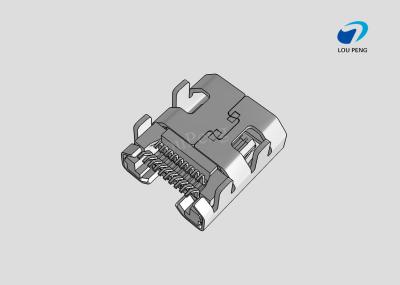 0.40mm Pitch Micro HDMI Connector, Right-Angle Receptacle, Surface Mount, with Through Hole Shell Tabs