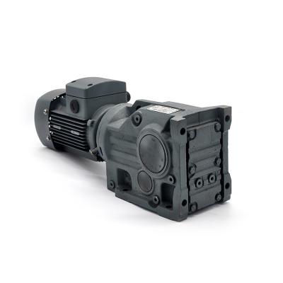 8 Pole Bevel Helical Reducer Long Life Time Compact Right Angle Gearbox
