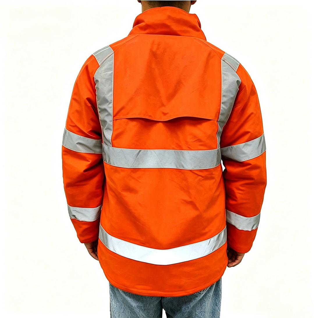 Stain Resistant Protective Work Clothes Waterproof Water Jetting Safety Suit With Two Piece Design