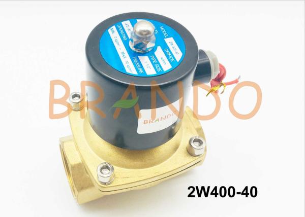 Professional Application in Water Treatment 1 1/2'' Automation Solenoid Water Valve 2W400-40