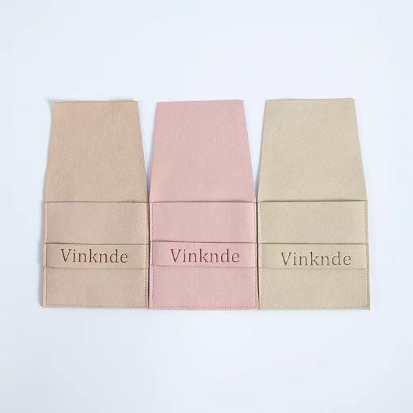 Fashion Jewelry Storage Bag Soft Peach Velvet Fabric Exquisite Workma