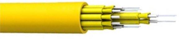 Indoor Breakout Optical Cable – 4 to 48 Cores, Tight Buffer, FRP Central Strength, LSZH/PVC Sheath