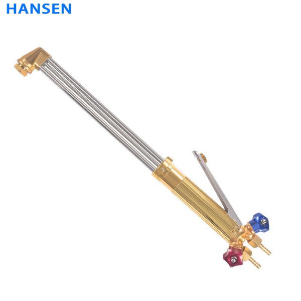 G02-250 Heavy Duty Isobaric Gas Cutting Torch, Oxy-Acetylene Blowpipe, Industrial Flame Cutter, Anti-Flashback Welding & Cutting Gun with Stainless Steel Tubes (Propane/LPG Compatible)