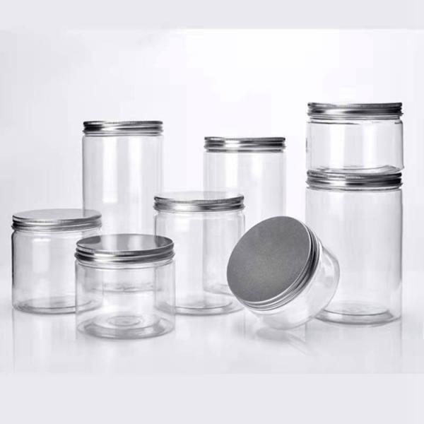 1000ml Plastic Screw Cap Jars 89mm 100mm 65mm Plastic Spice Bottles