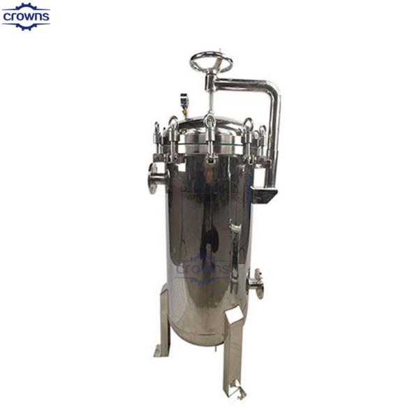 high-quality surface finish stainless steel SS 304 316L lenticular cartridge filter housing easily cleaned in place